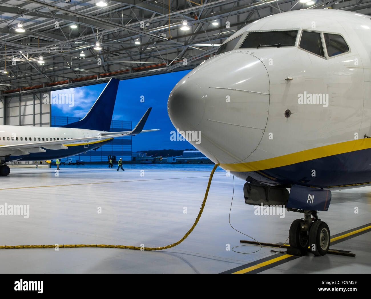 Zeit für einen Dienst Stockfoto