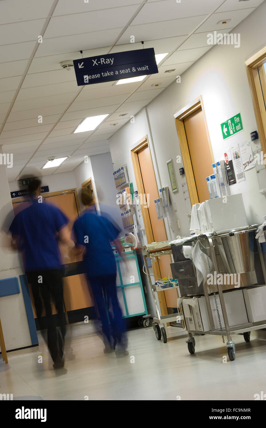 Hospital Medics Stockfoto