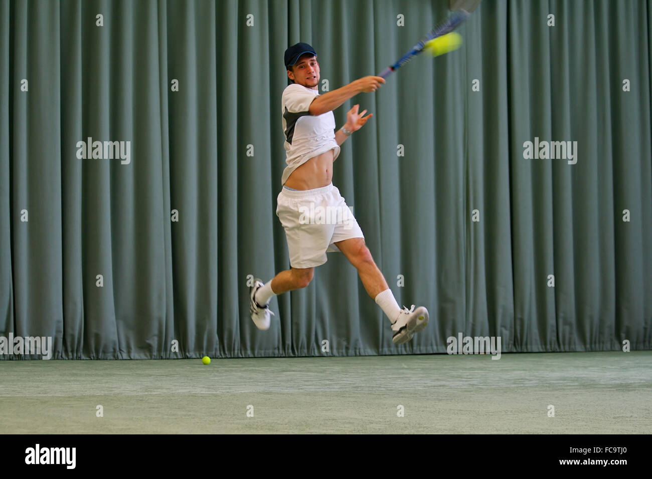 Tennis-Spieler Stockfoto