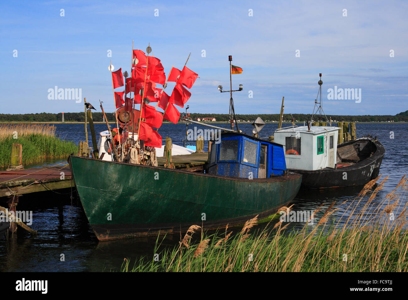 Fischerboote Stockfoto