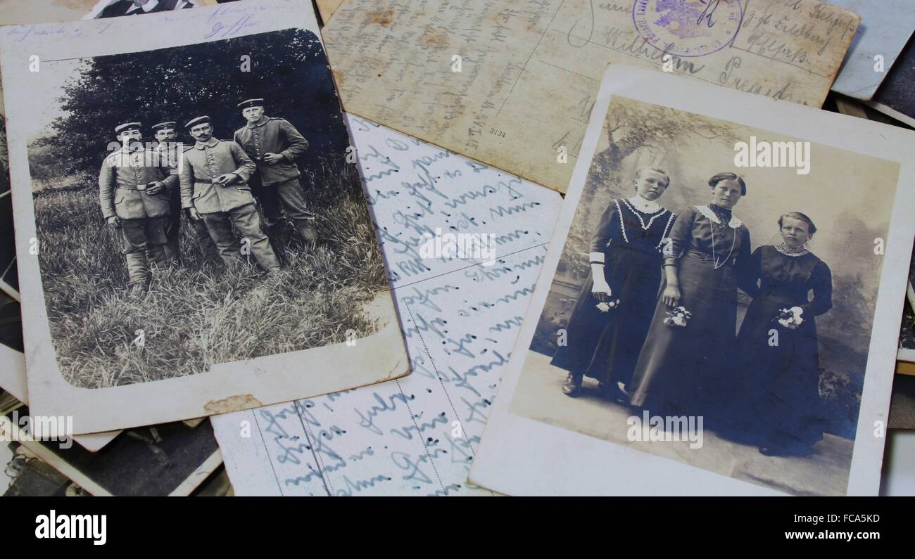 Historische Fotos Stockfoto