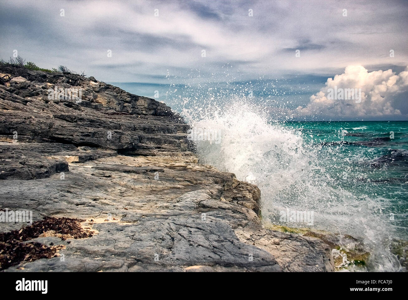 kubanische Küste Stockfoto