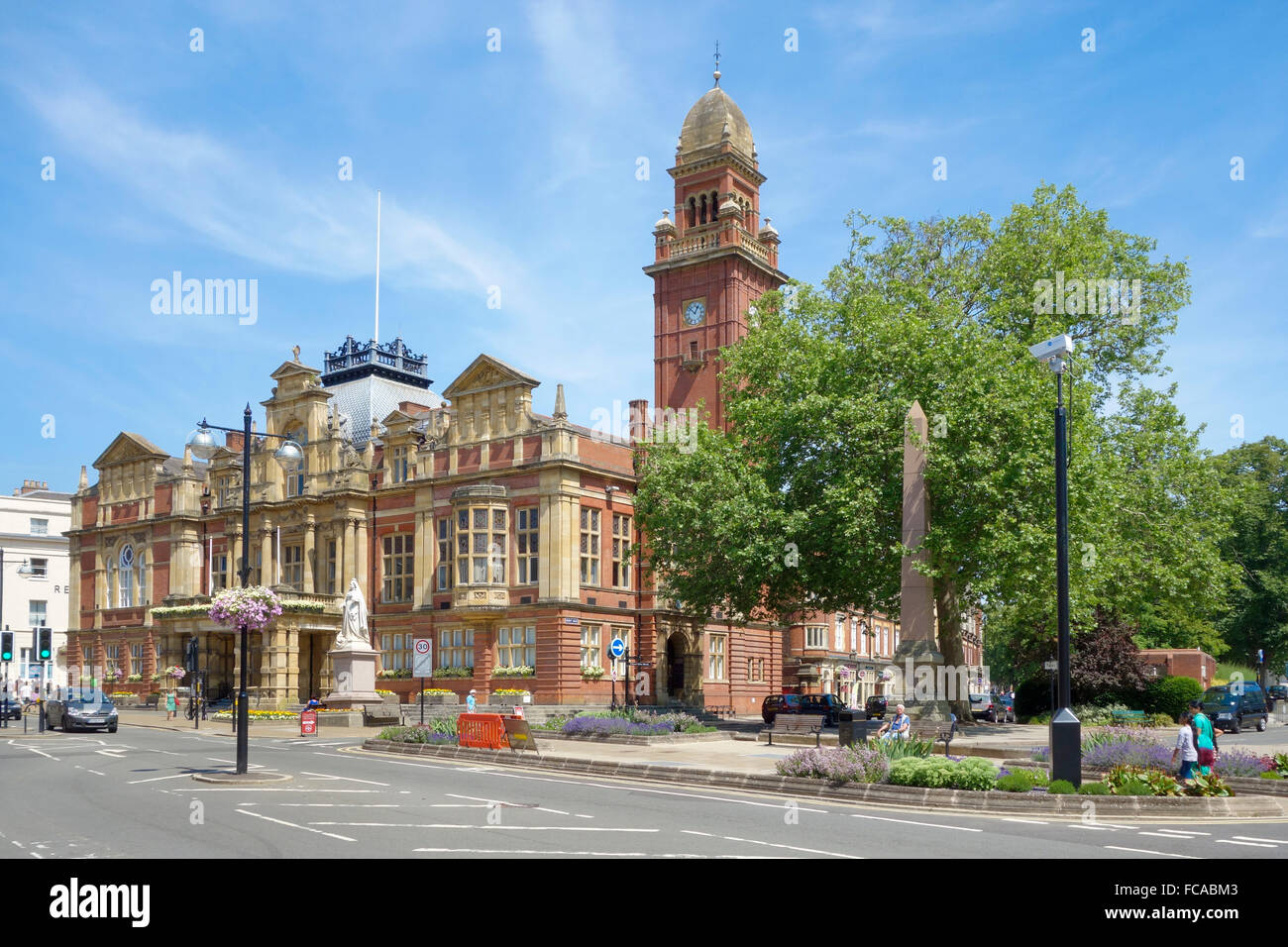 England, Warwickshire, Royal Leamington Spa Rathaus Stockfoto