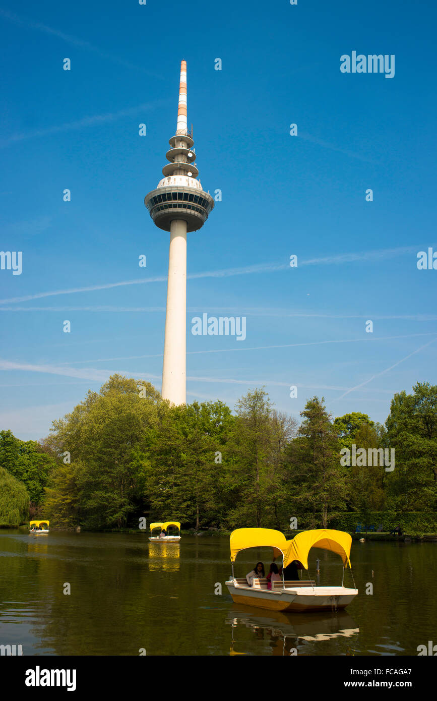 Luisenpark Mannheim Stockfoto