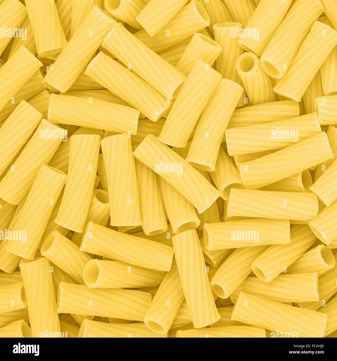 Italienische Teigwaren Pasta Rohkost Hintergrund oder Textur hautnah Stockfoto