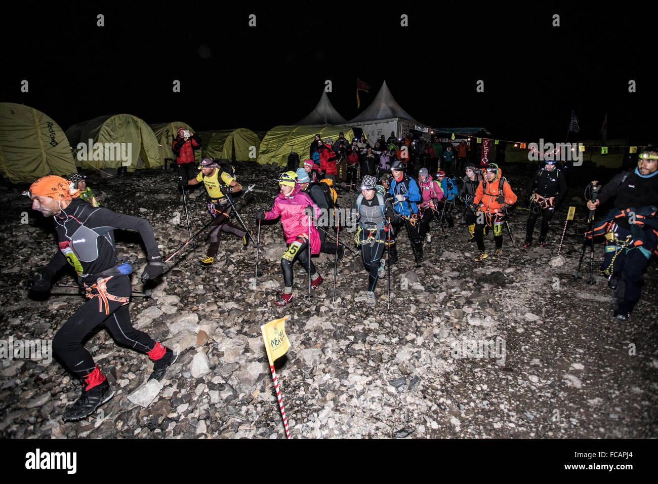 Läufer ab der Lenin-Race-2015 Stockfoto