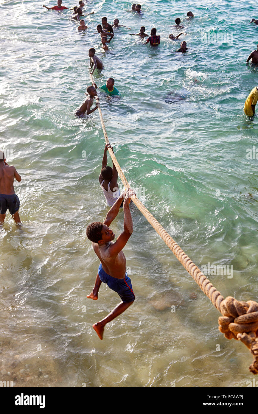 Stone Town in Sansibar, Tansania, Ostafrika Stockfoto