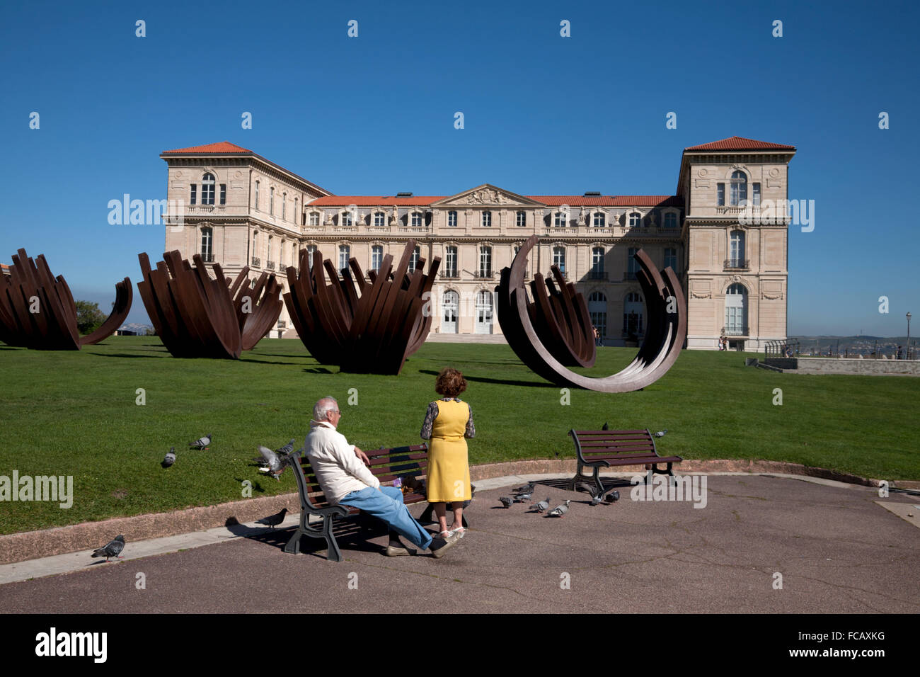 Palais du Pharo Marseille Provence Frankreich Stockfoto