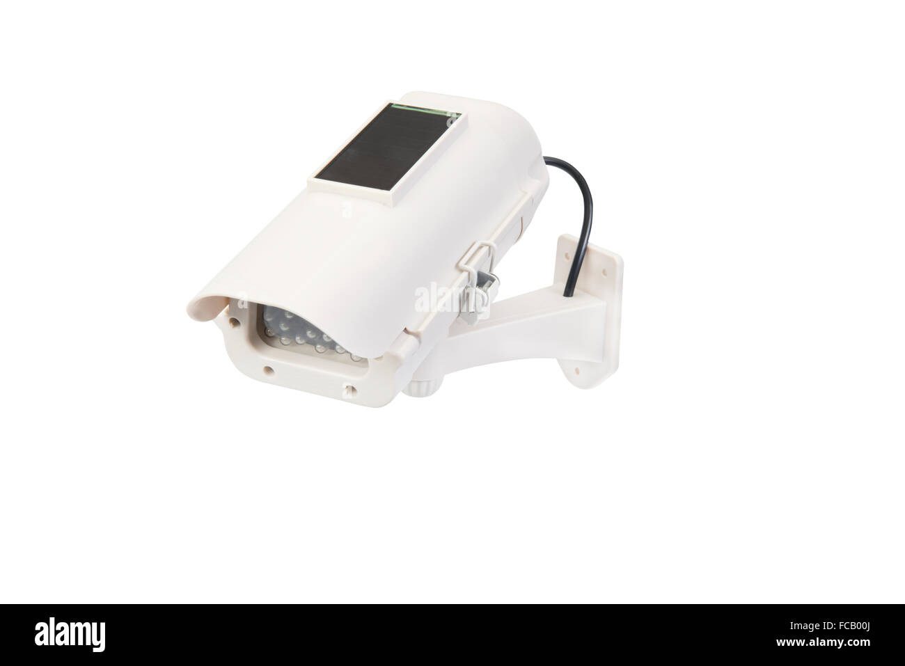 Überwachungskamera, abgewinkelt Stockfoto