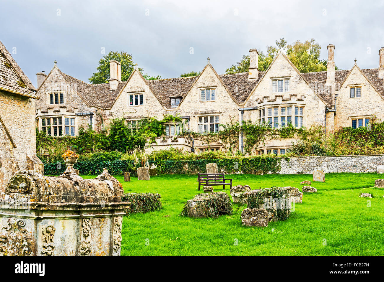 Asthall Manor, das ehemalige Wohnhaus der Familie Mitford; einen Wohnsitz der Mitford Schwestern Stockfoto