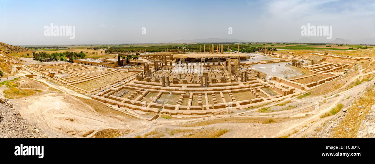 Persepolis-Stadt-panorama Stockfoto