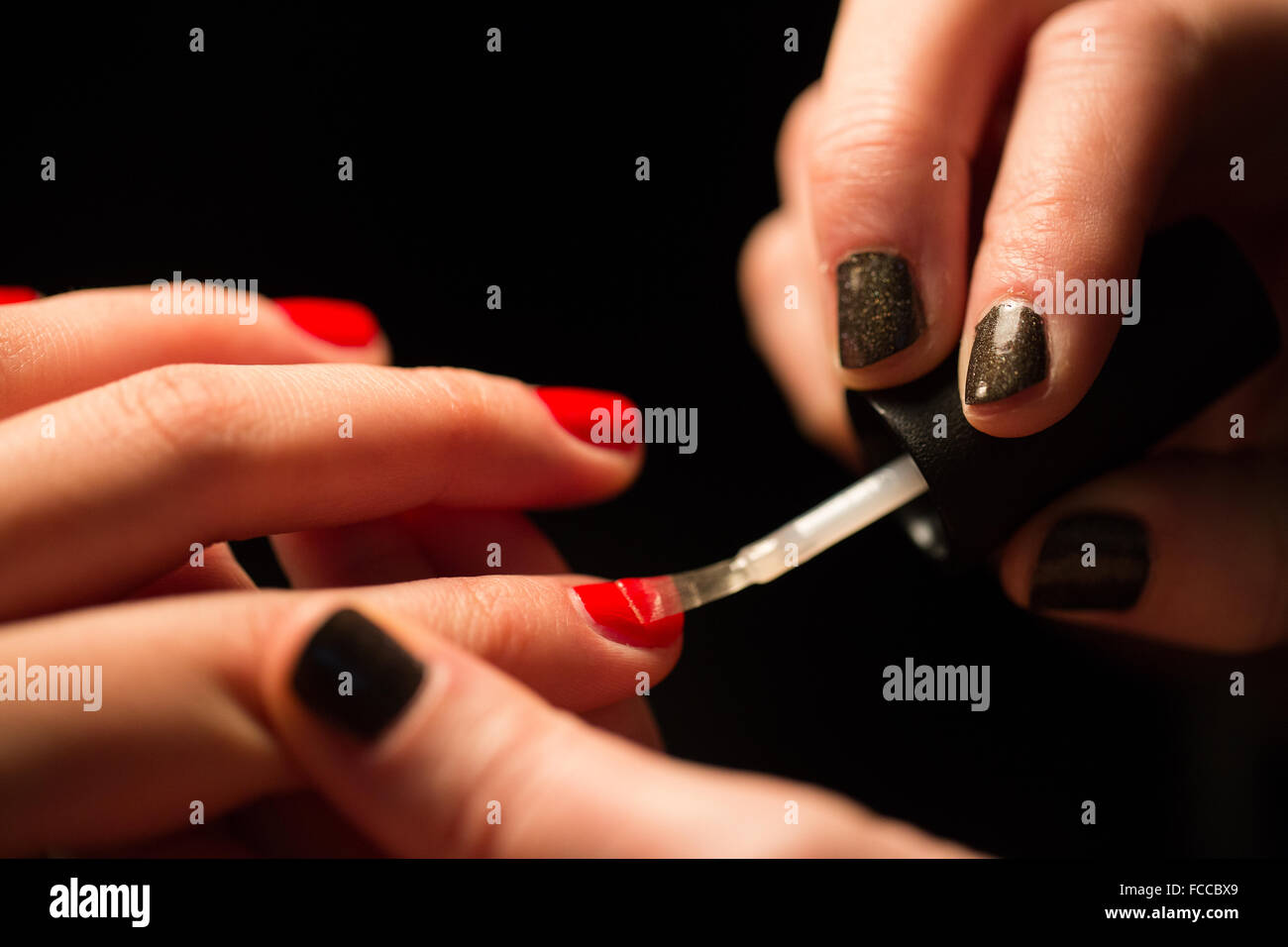 Nagellack. Stockfoto