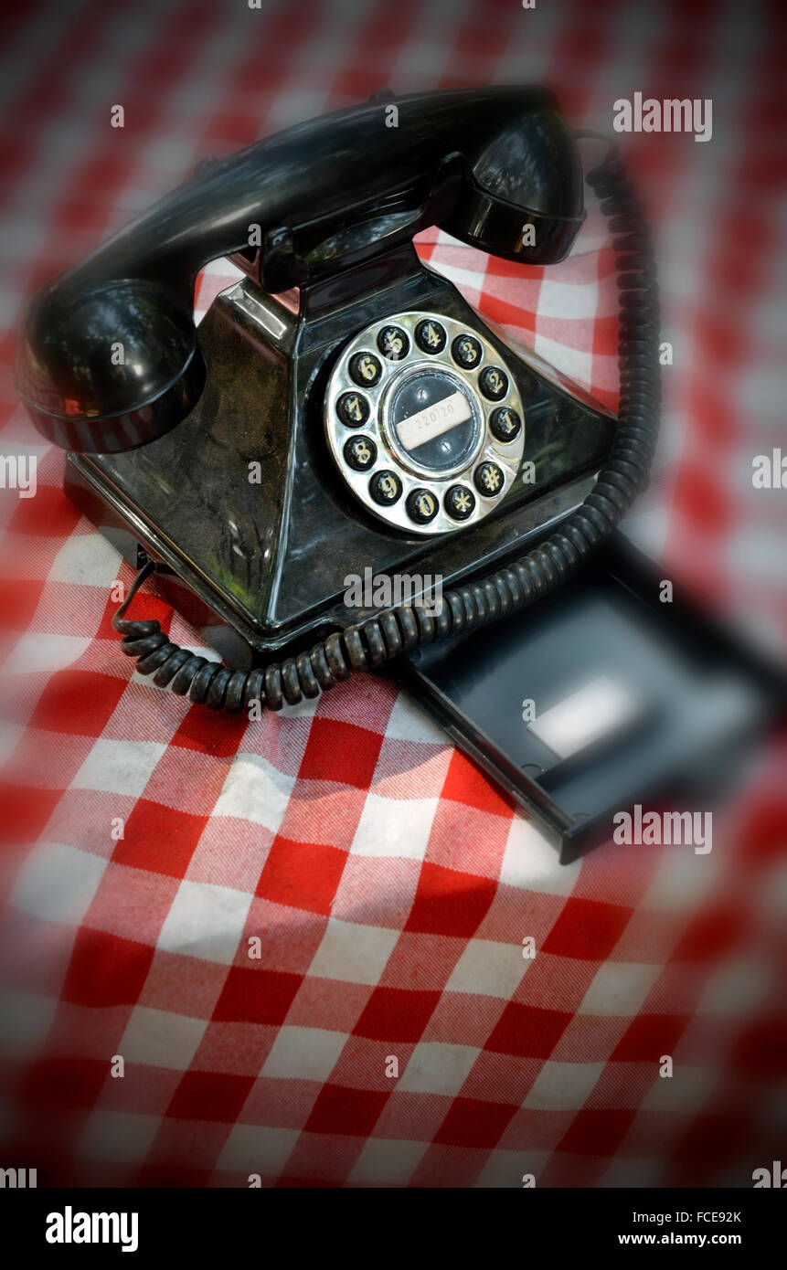 Bakelit Telefon Stockfoto