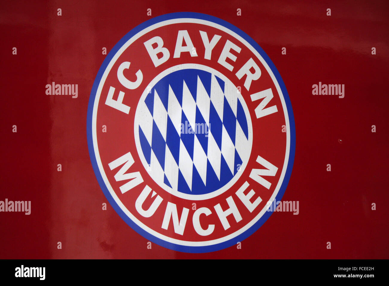 Markenname: "FC Bayern Muenchen", Berlin. Stockfoto