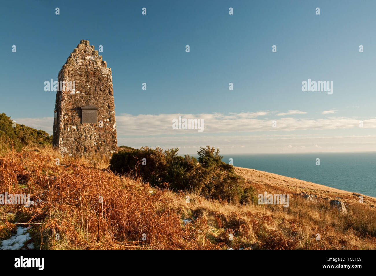 Badbea Clearance Dorf Stockfoto