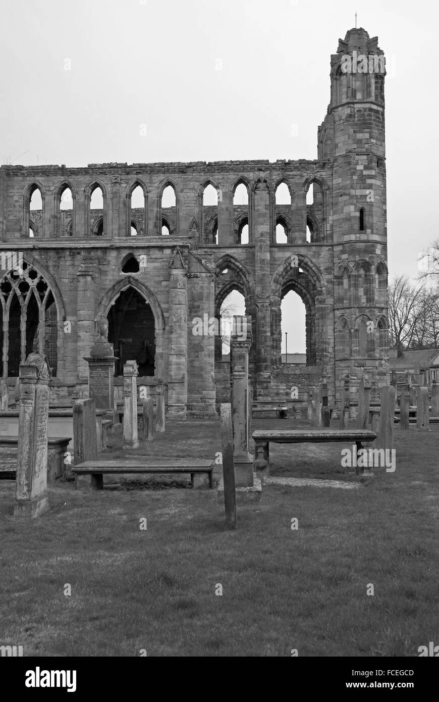 Elgin Cathedral Stockfoto