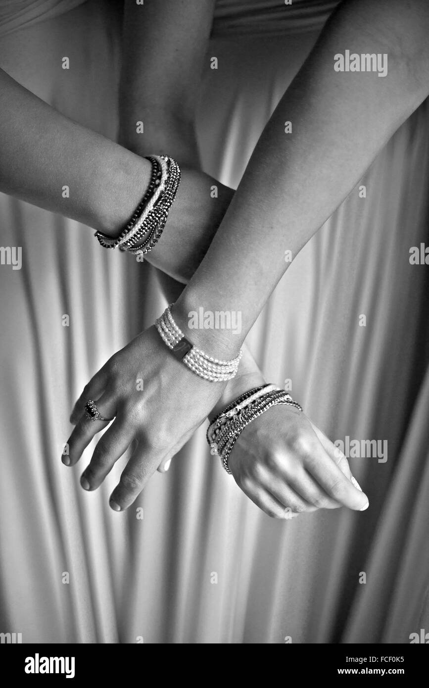 Hochzeit Tag Details Stockfoto