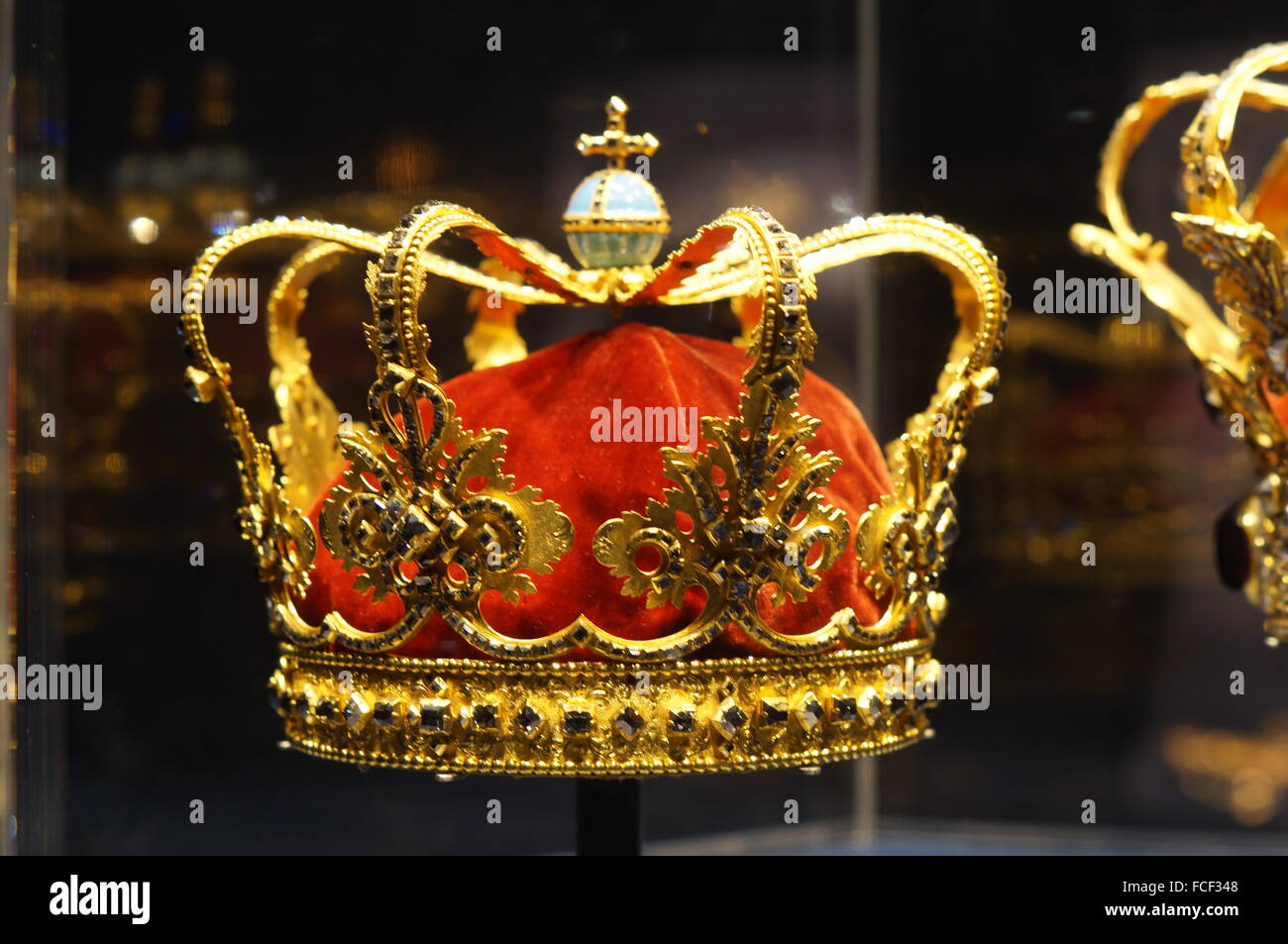Goldene Krone Stockfoto