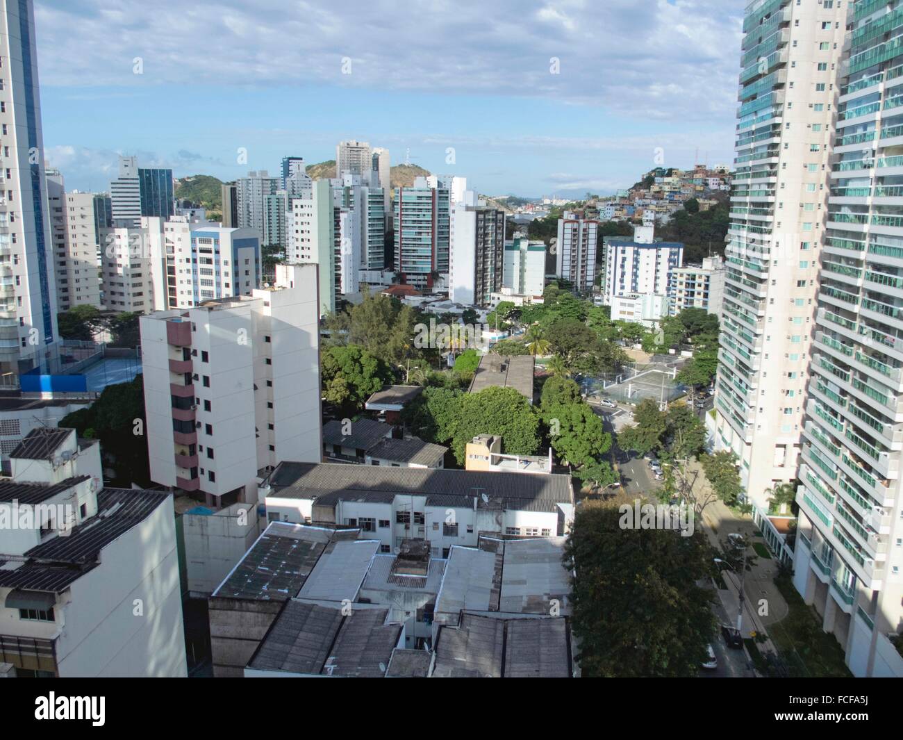 Moderne Appartementhäuser in Vitoria, Espirito Santo, Brasilien. Stockfoto