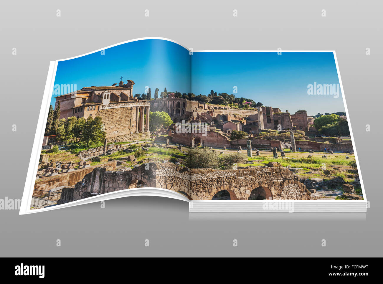 Forum Romanum (Forum Romanum), Rom, Latium, Italien, Europa Stockfoto