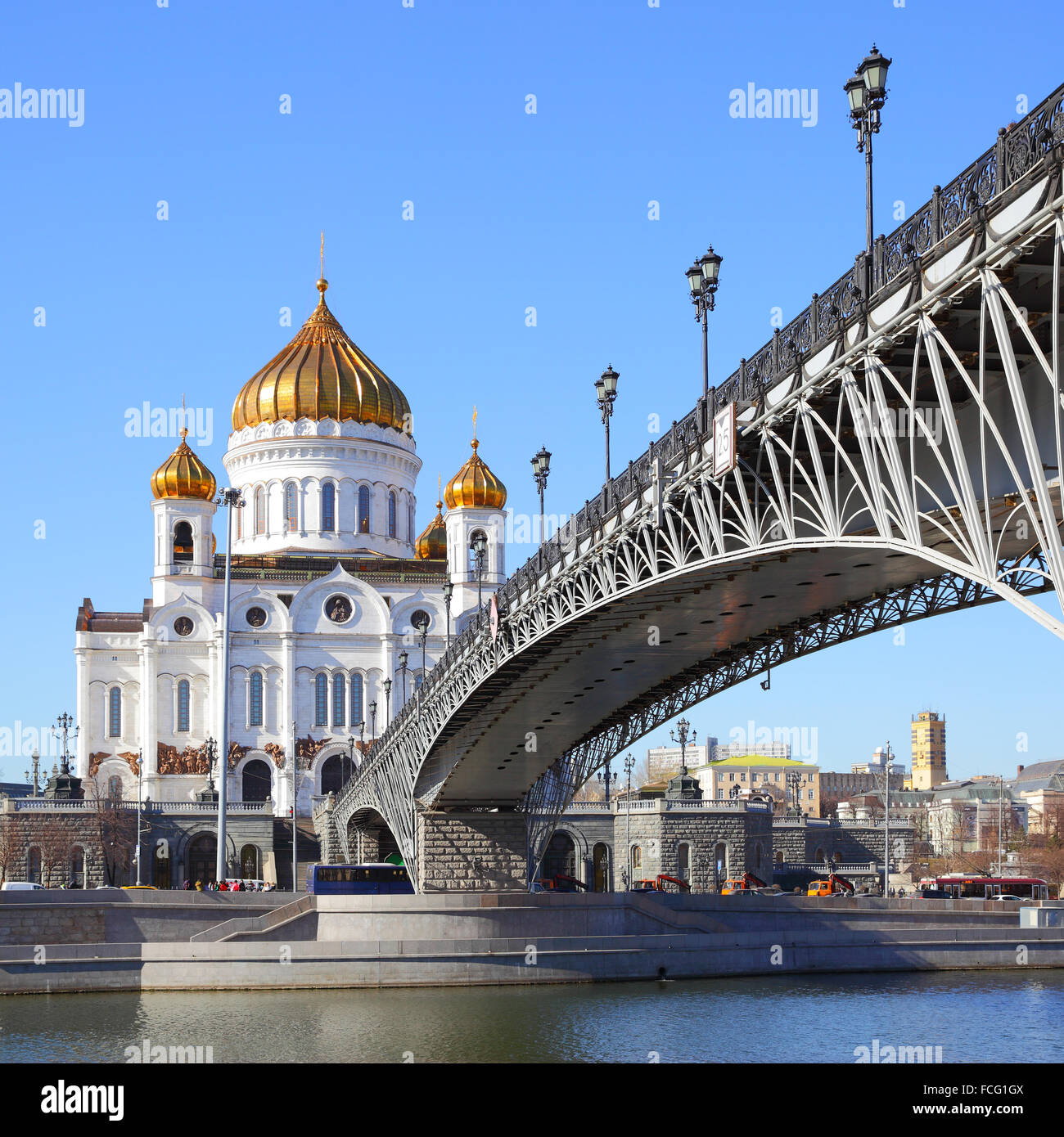 Kathedrale von Christus dem Erlöser in Moskau, Russland Stockfoto
