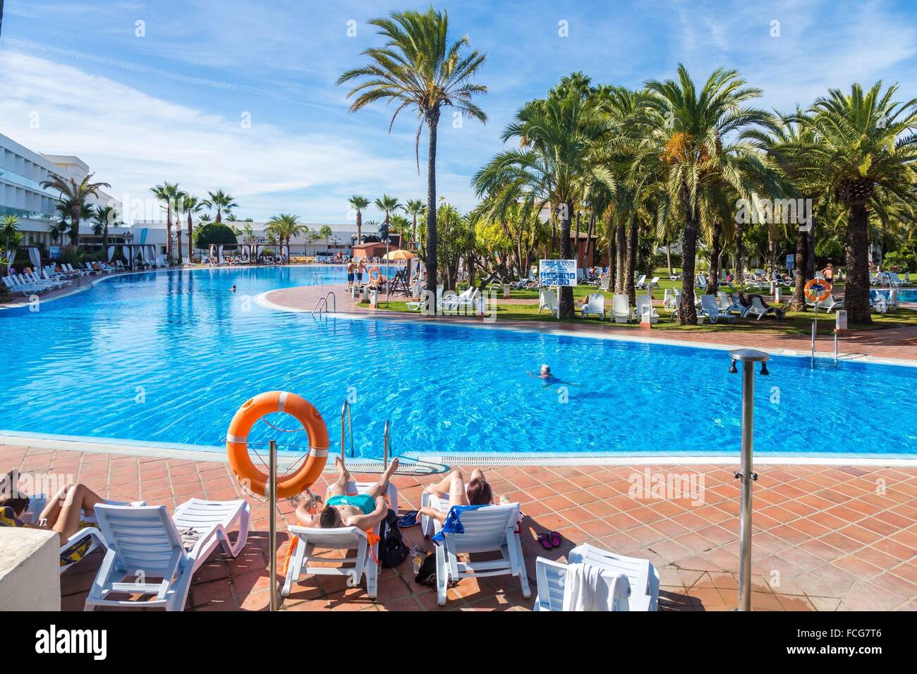 ILLUSTRATION DER COSTA DEL SOL, ANDALUSIEN, SÜDSPANIEN, EUROPA Stockfoto