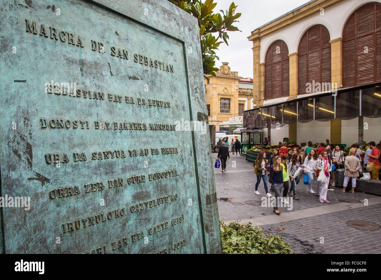 HL. SEBASTIAN, DONOSTIA, EUROPÄISCHE KULTURHAUPTSTADT 2016 KULTUR, BASKENLAND, SPANIEN Stockfoto