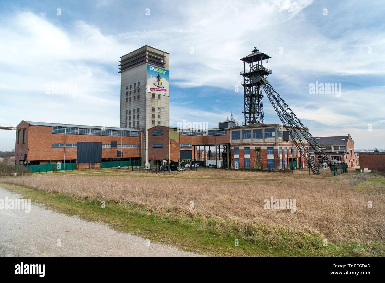 BERGBAU-BECKEN, OBJEKTIV, (62), NORD-PAS-DE-CALAIS, FRANC Stockfoto