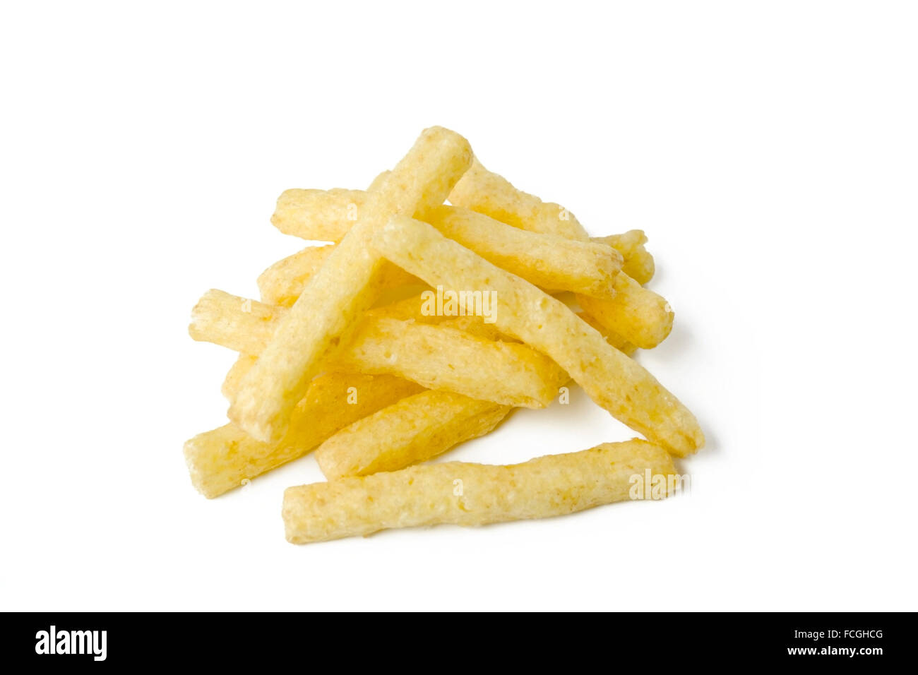 Erdnuss flips isolierten auf weißen Hintergrund Stockfoto