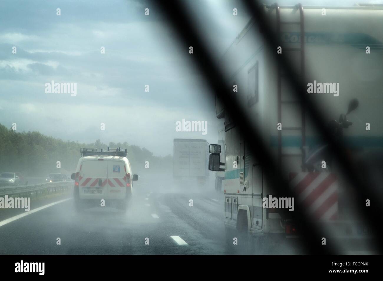 ILLUSTRATION DER AUTOBAHNEN Stockfoto