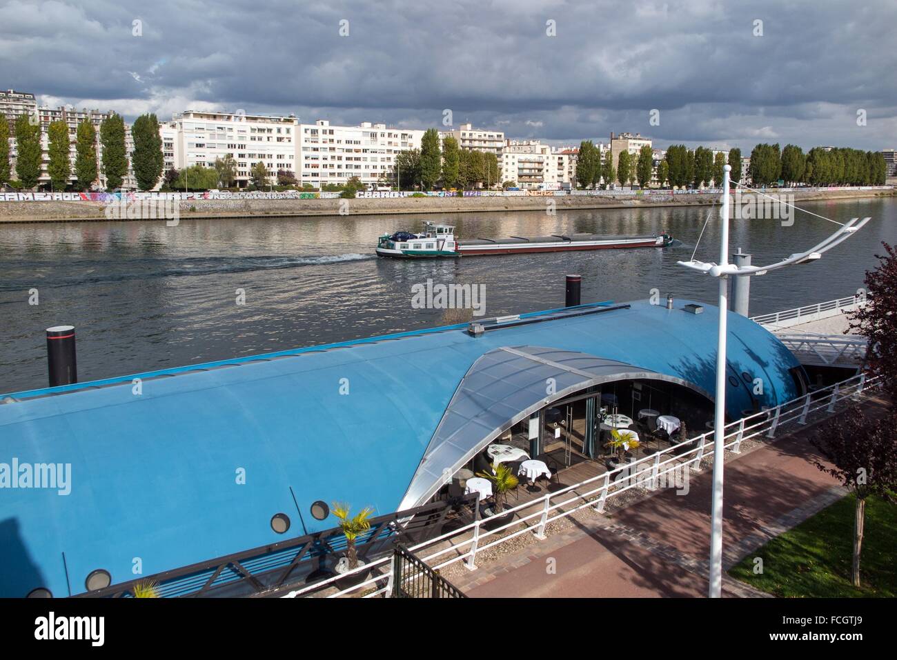 ABBILDUNG LEVALLOIS PERRET, (92) HAUTS DE SEINE, ILE DE FRANCE, FRANKREICH Stockfoto