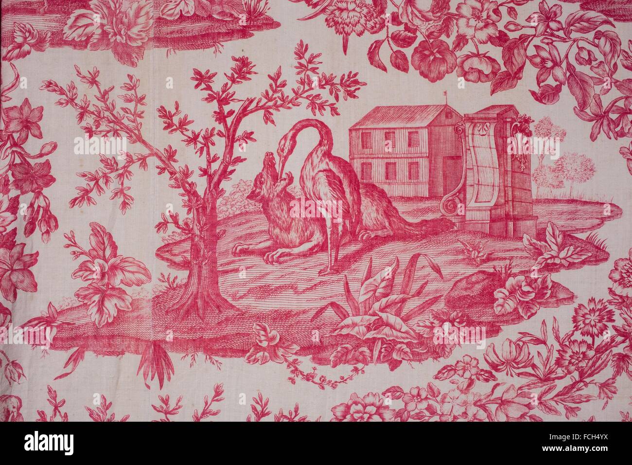 TOILE DE JOUY MUSEUM, JOUY-EN-JOSAS, YVELINES, ILE DE FRANCE, FRANKREICH (78) Stockfoto