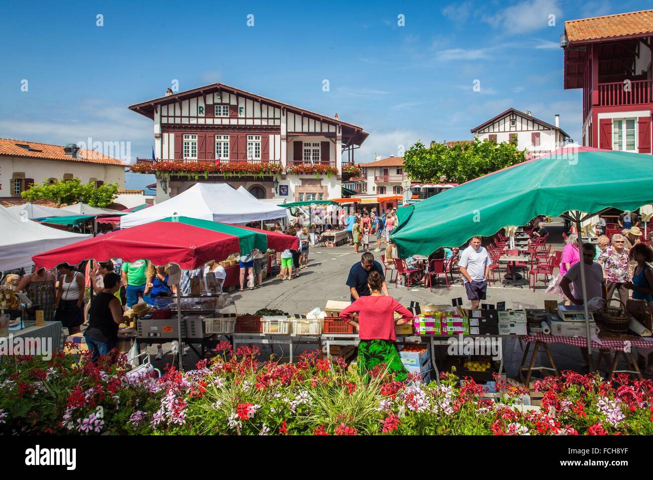 ABBILDUNG BASKENLAND, PYRENEES-ATLANTIQUES, AQUITAINE, FRANKREICH (64) Stockfoto