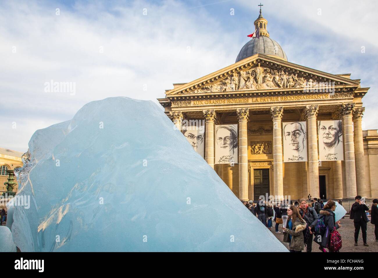 ICE-WATCH, UNE MONTRE DE GLACE, PANTHEON Stockfoto