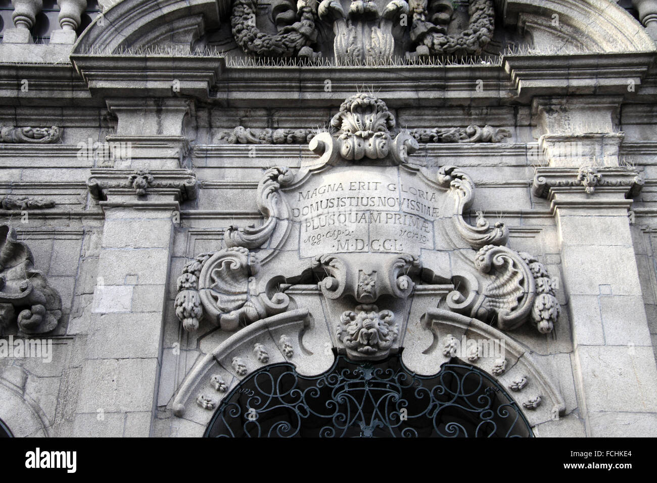 Kirche der Barmherzigkeit in Porto Stockfoto