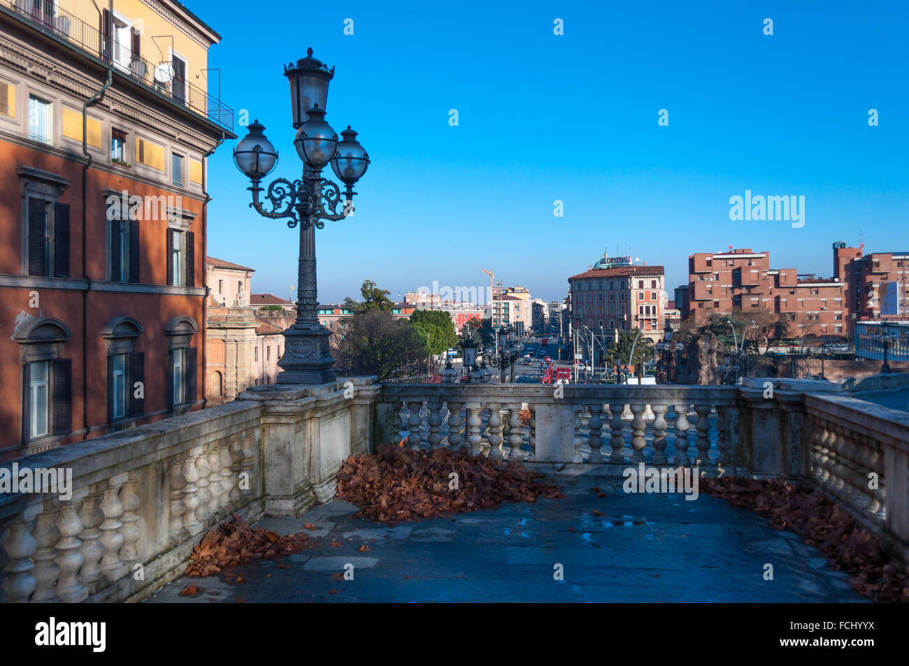 Bologna Emilia Romagna Italien Europa Stadtstraße Stockfoto