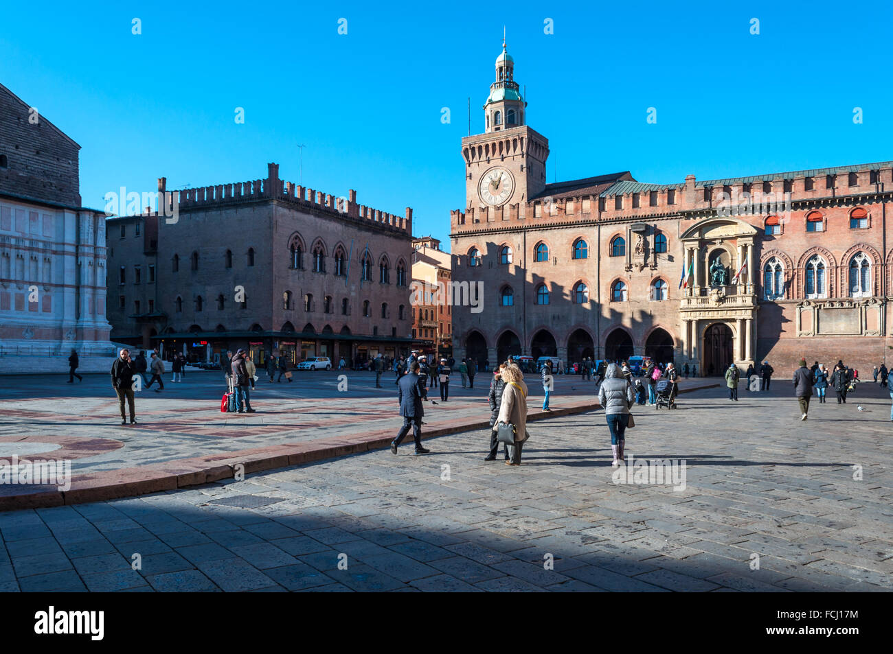 Bologna Emilia Romagna Italien Europa Stadtstraße Stockfoto