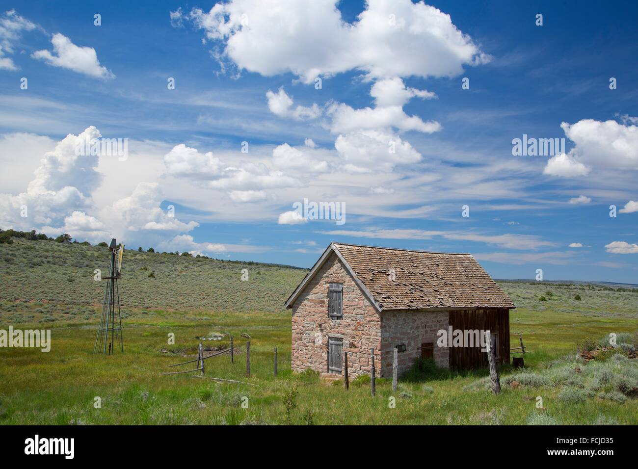 Letzte Chance-Ranch, Sheldon National Wildlife Refuge, Nevada. Stockfoto