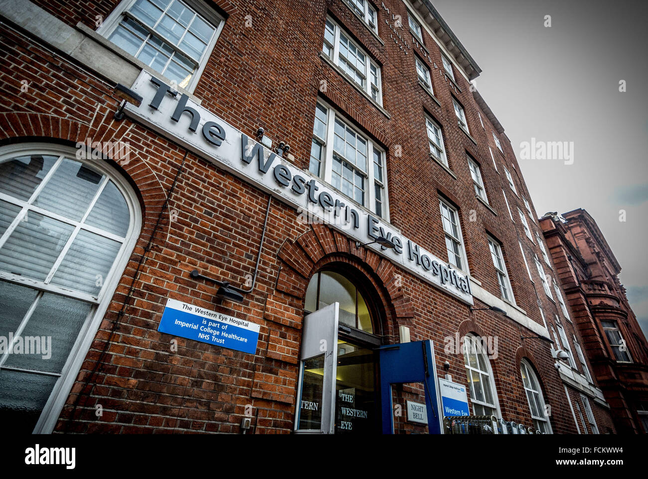 Die westlichen Eye Hospital, London, UK. Stockfoto