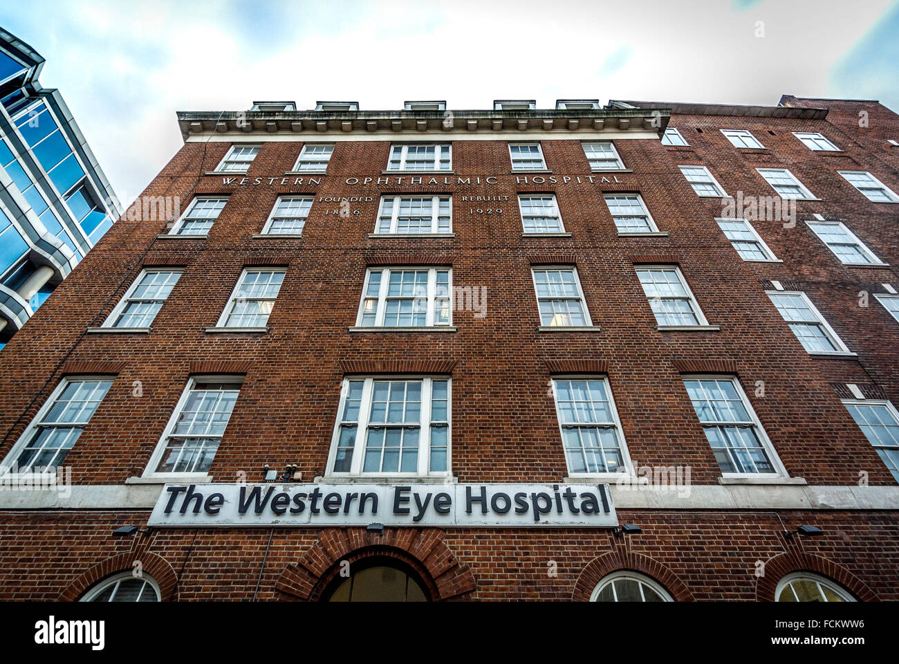 Die westlichen Eye Hospital, London, UK. Stockfoto