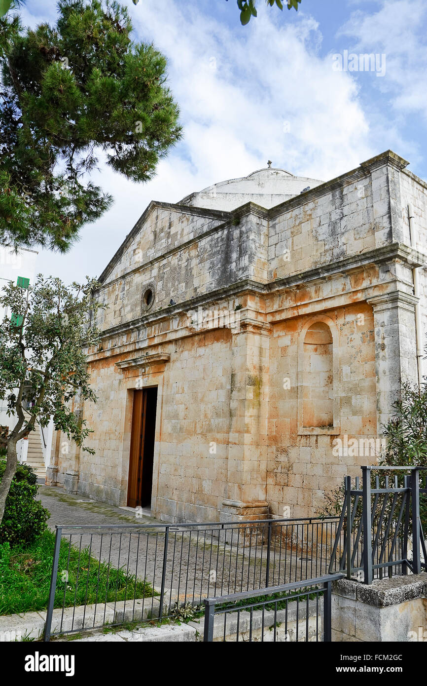 Church of Christ in Cisternino (Italien) Stockfoto