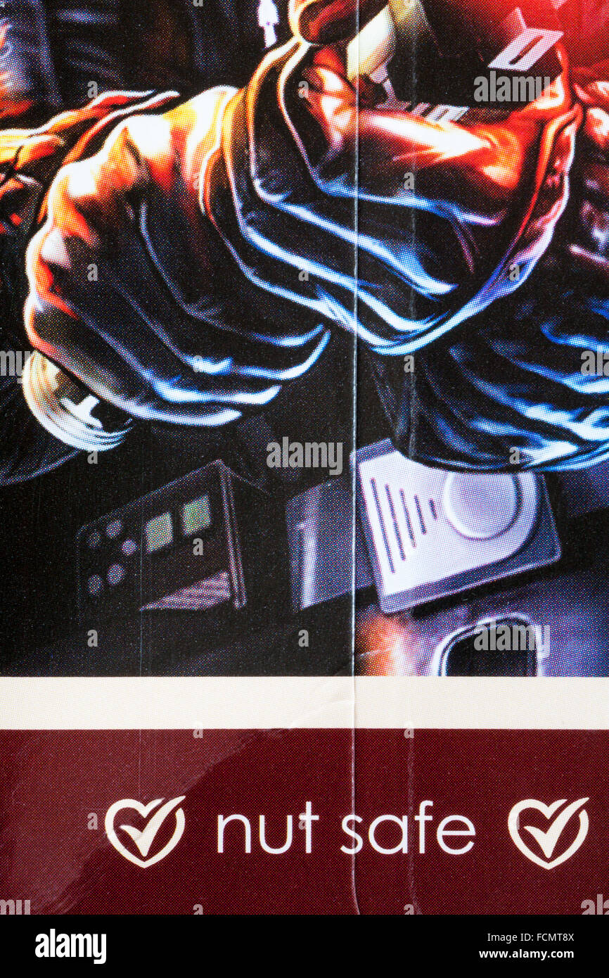 Mutter sichere Informationen über Star Wars 9 Stück Auswahl Schachtel Pralinen aus Kinnerton Stockfoto