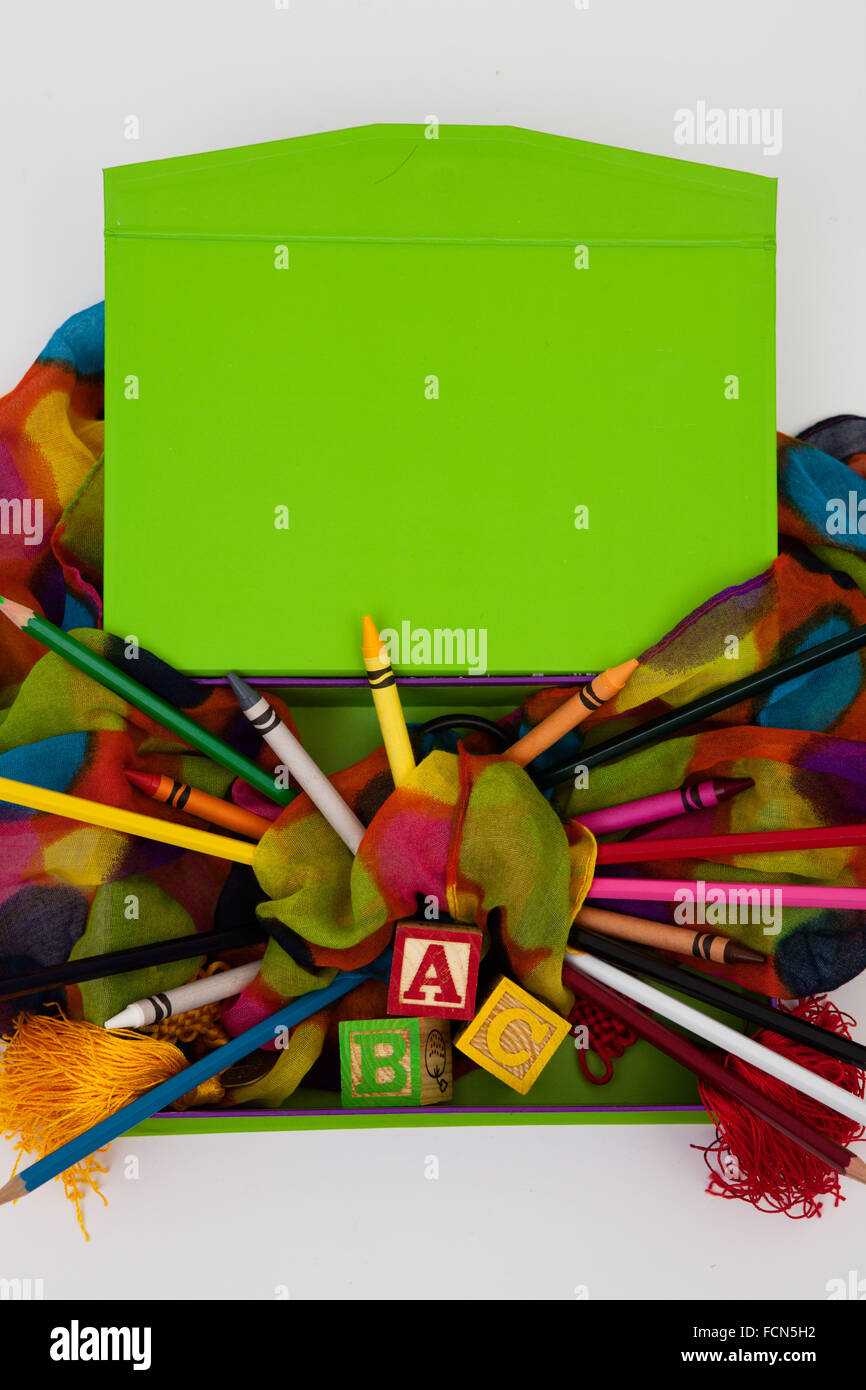 Kunst Schule Banner Vorlage Stockfoto