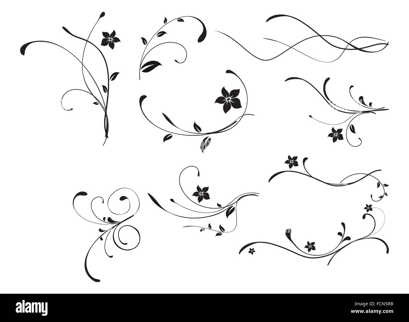 abstrakte Blumenmuster Stock Vektor