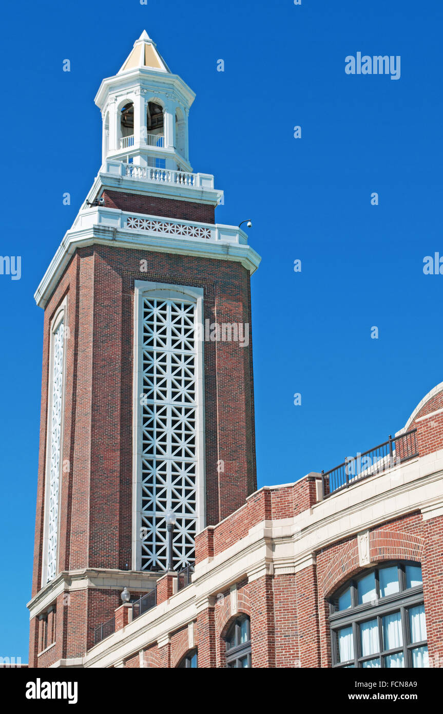 Chicago, Vereinigte Staaten von Amerika, USA: Details der Aon Grand Ballroom, der Navy Pier Headhouse und Auditorium Stockfoto
