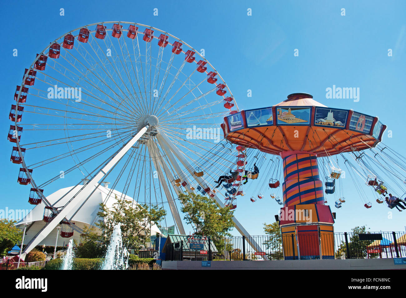 Chicago, Michigan Lake, Illinois, Vereinigte Staaten von Amerika, Usa Stockfoto