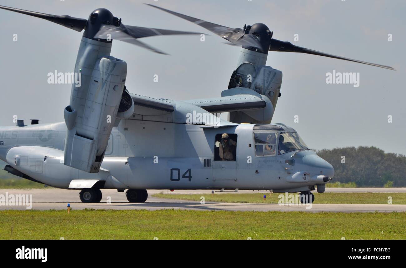 Marine Corps MV-22 Osprey Tiltrotor Stockfoto