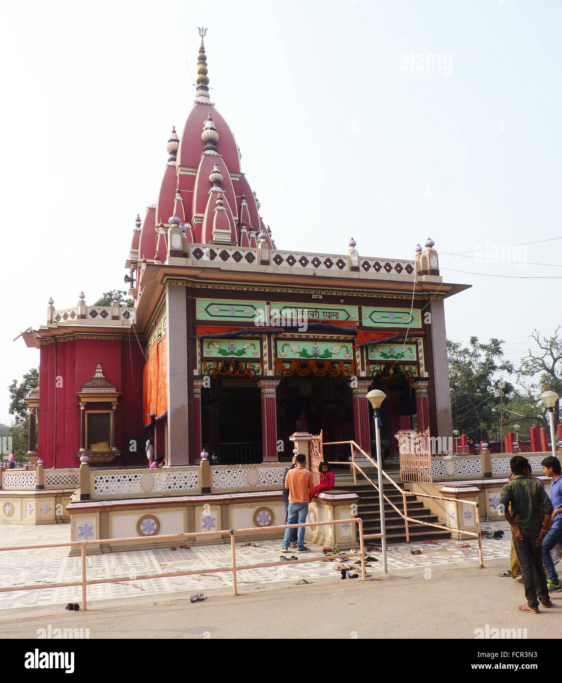 Hindu-Göttin-Tempel in Darbhanga, Indien Stockfoto