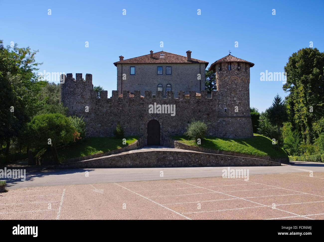 Tricesimo in Italienisch, Burg - Tricesimo in Italien, das Schloss Stockfoto