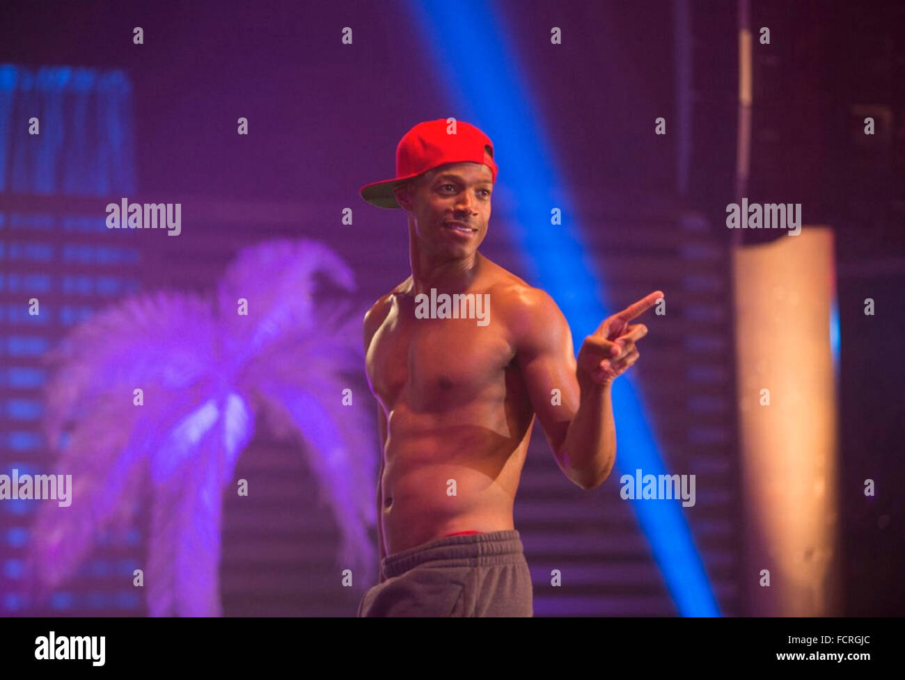 50 Farbtöne von Schwarz 2015 IM Global Film mit Marlon Wayans Stockfoto